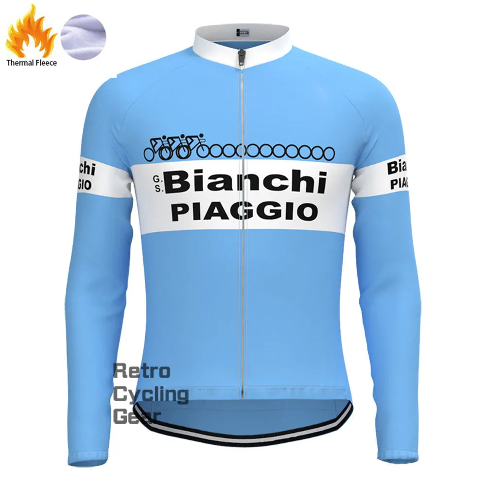 1983 Bianchi Fleece Retro Long Cycling Kits