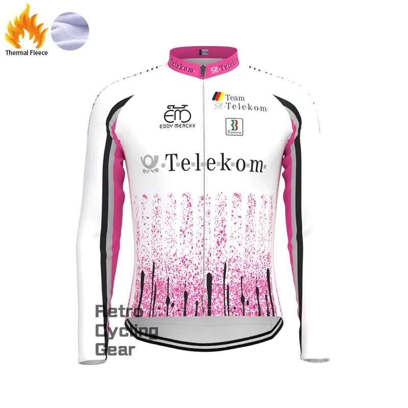 1990s Telekom Fleece Retro Long Cycling Kits