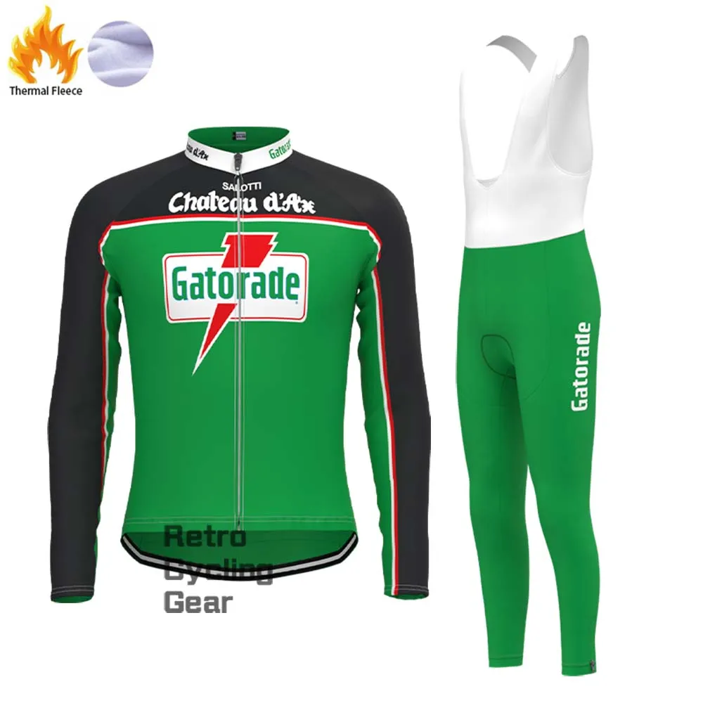 1992 Gatorade Fleece Retro Long Cycling Kits