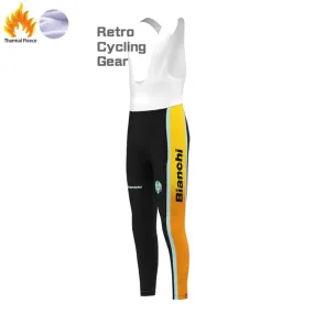 2003 Bianchi Fleece Retro Cycling Bib Pants