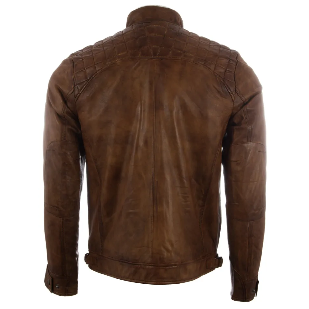 44T9 Men's Biker Jacket - Nevada Timber