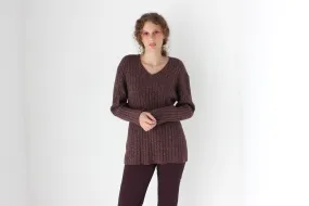 90s IZOD Silk, Wool & Rayon Slouchy Knit Sweater