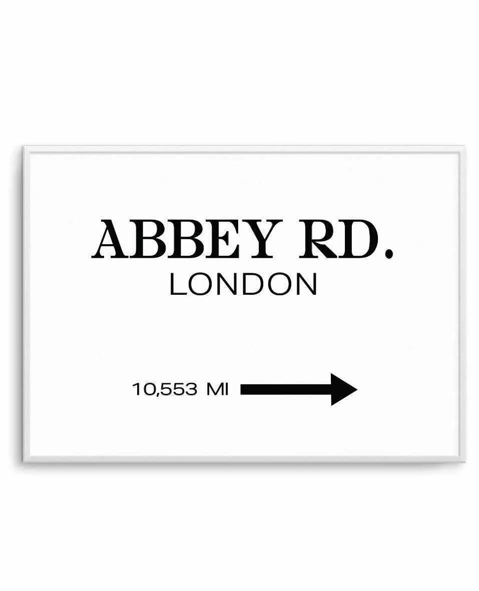 Abbey Road, London Art Print