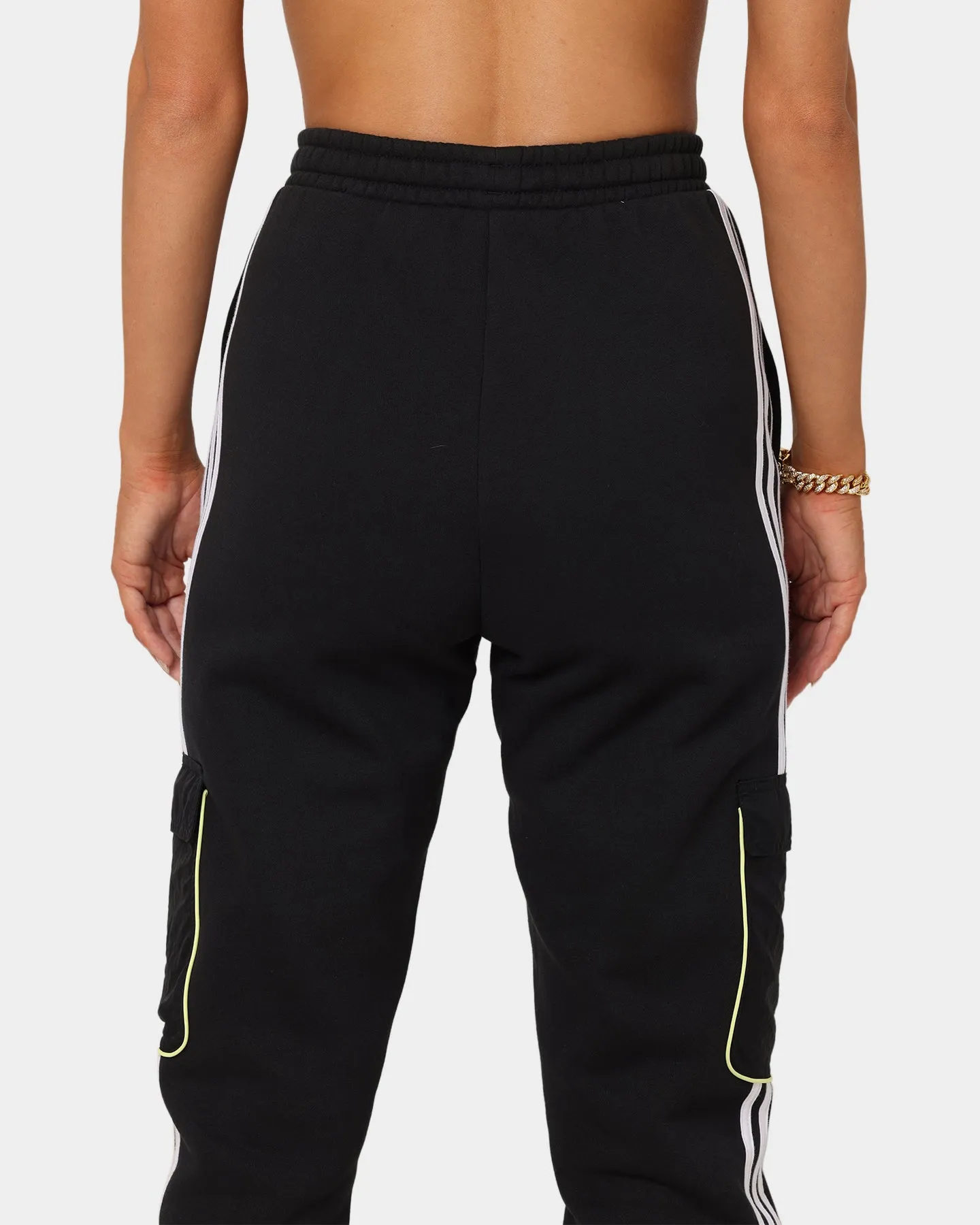 Adidas Women's Piping Cargo Pants Black