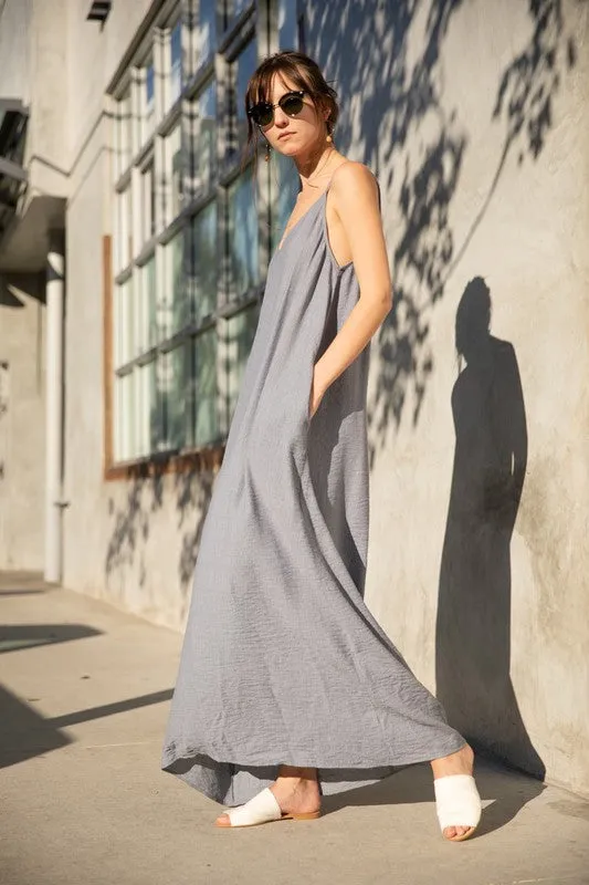 Adjustable Cocoon Maxi Dress