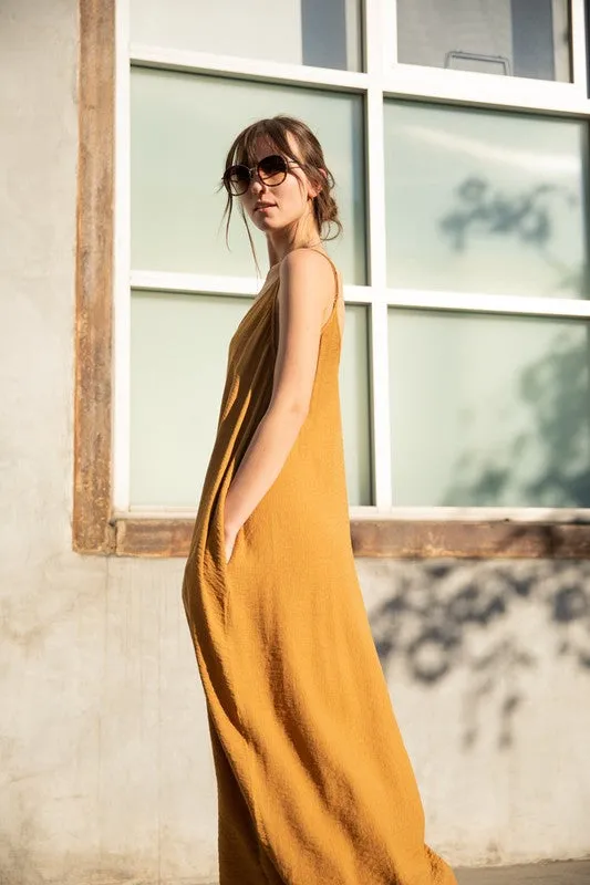 Adjustable Cocoon Maxi Dress