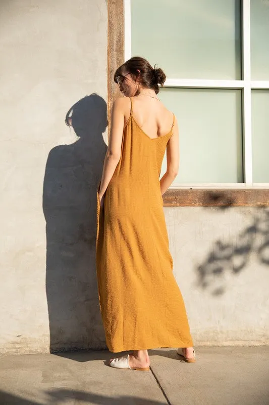 Adjustable Cocoon Maxi Dress