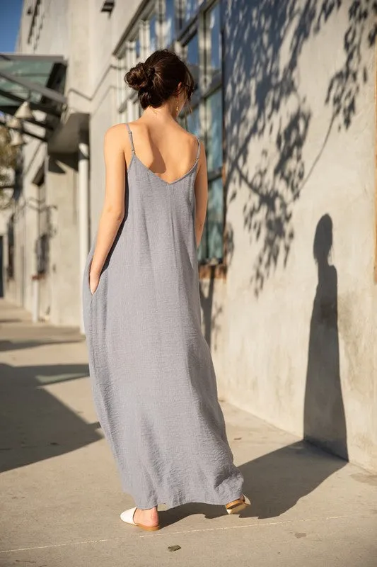 Adjustable Cocoon Maxi Dress