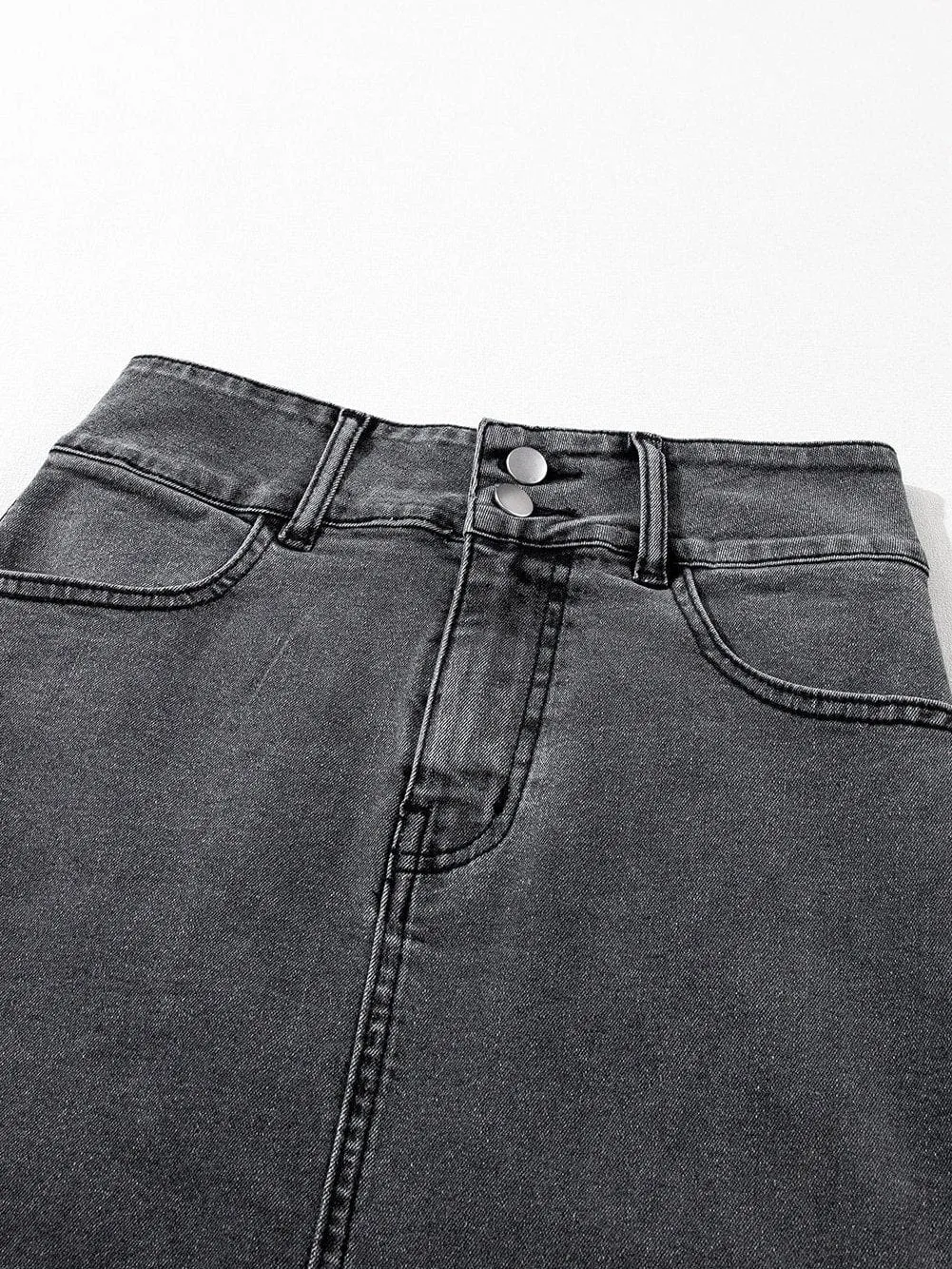 Affordable Denim Skirt with Pockets