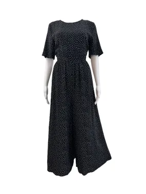 Asos Design Jumpsuit - Black Dots Print