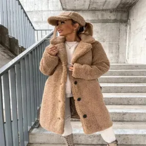 Ava™ - Warm Embrace Teddy Coat