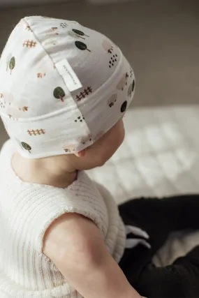 Baby Merino Hat- Farmyard