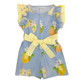 BALLOON CHIC - Citrus Playsuit - Blue