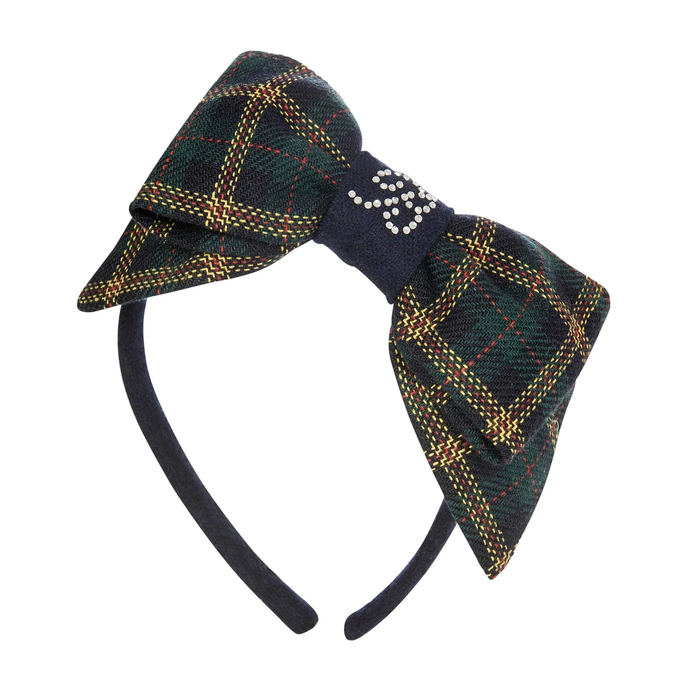 BALLOON CHIC - Tartan Hairband   - Green