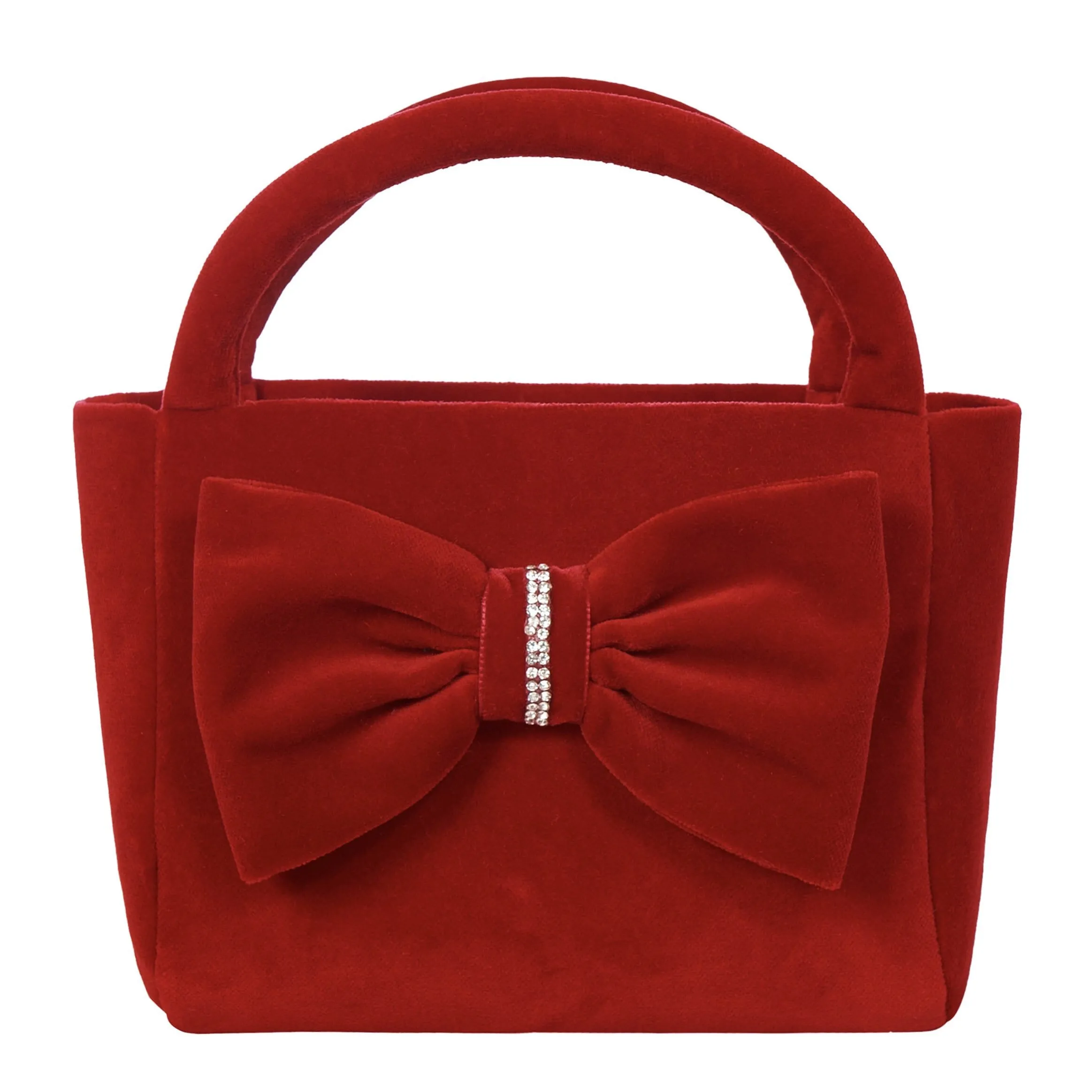 BALLOON CHIC - Velvet Bag  - Red