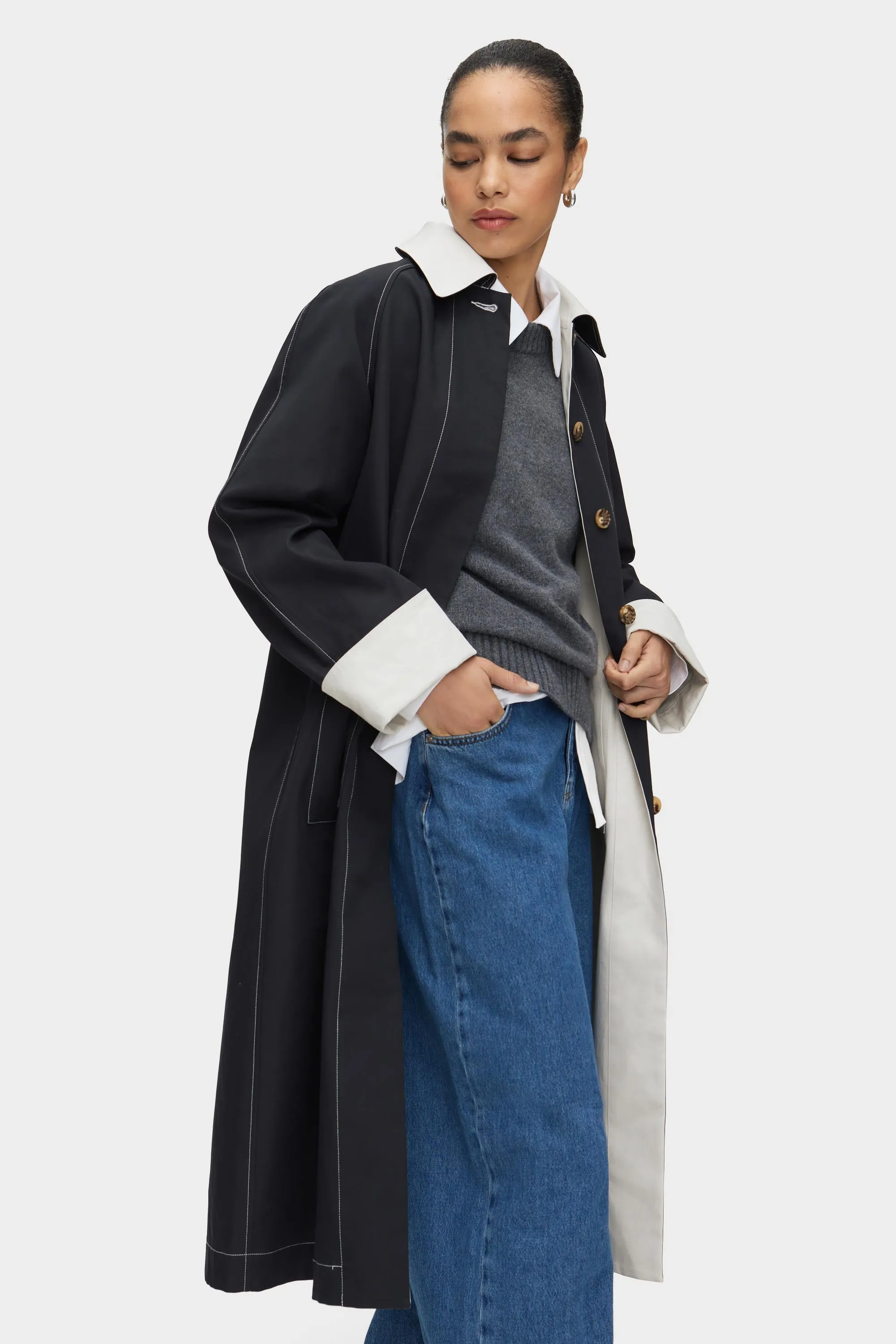 Barnaby Reversible Trench Coat