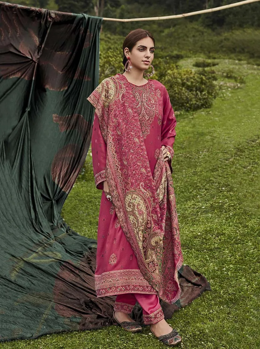 Belliza Pashmina Winter Unstitched Salwar Suit Fabric