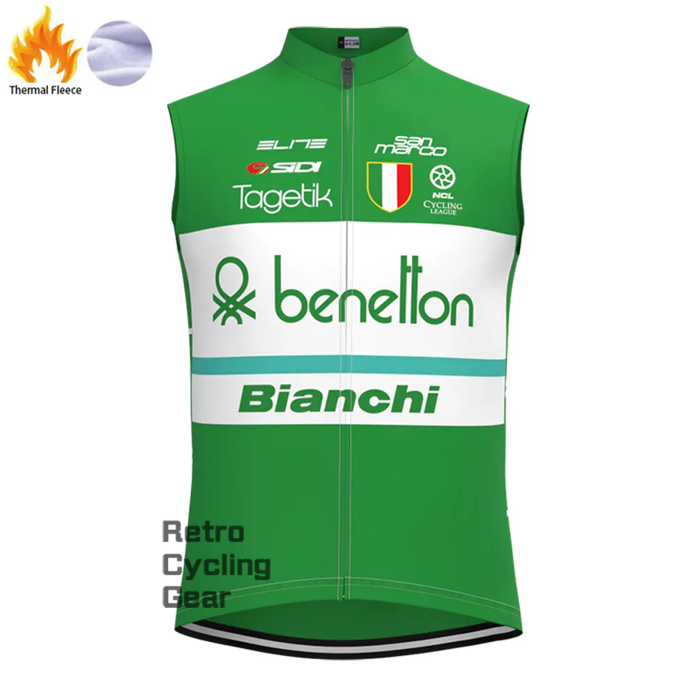 Benetton Bianchi Fleece Cycling Vest