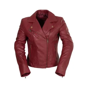 Betsy Womens Fashion Leather Jacket