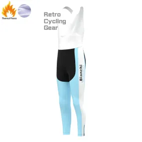 Bianchi Piaggio Fleece Retro Cycling Pants