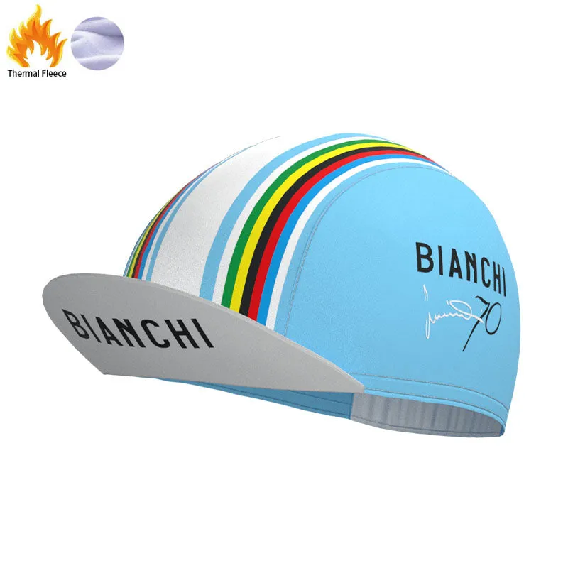 Bianchi Water Blue Fleece Retro Cycling Kits