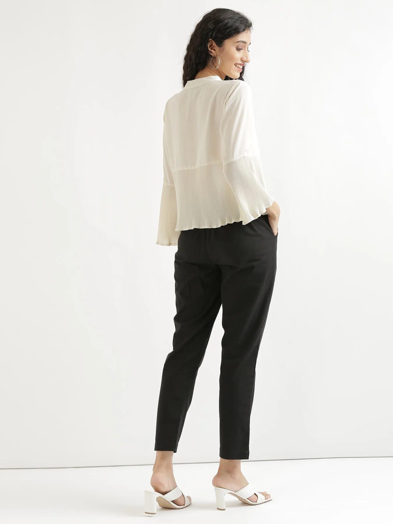 Black Cotton Pant