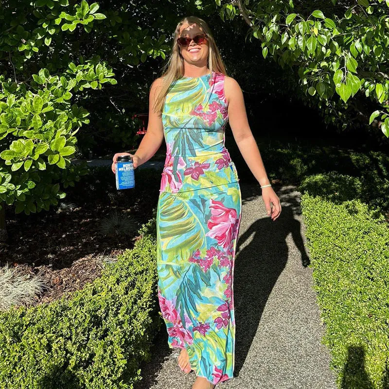 Bonnyshow Syncere Printed Maxi Dress