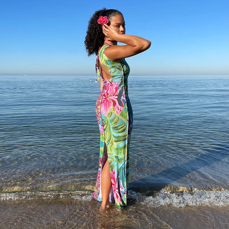 Bonnyshow Syncere Printed Maxi Dress