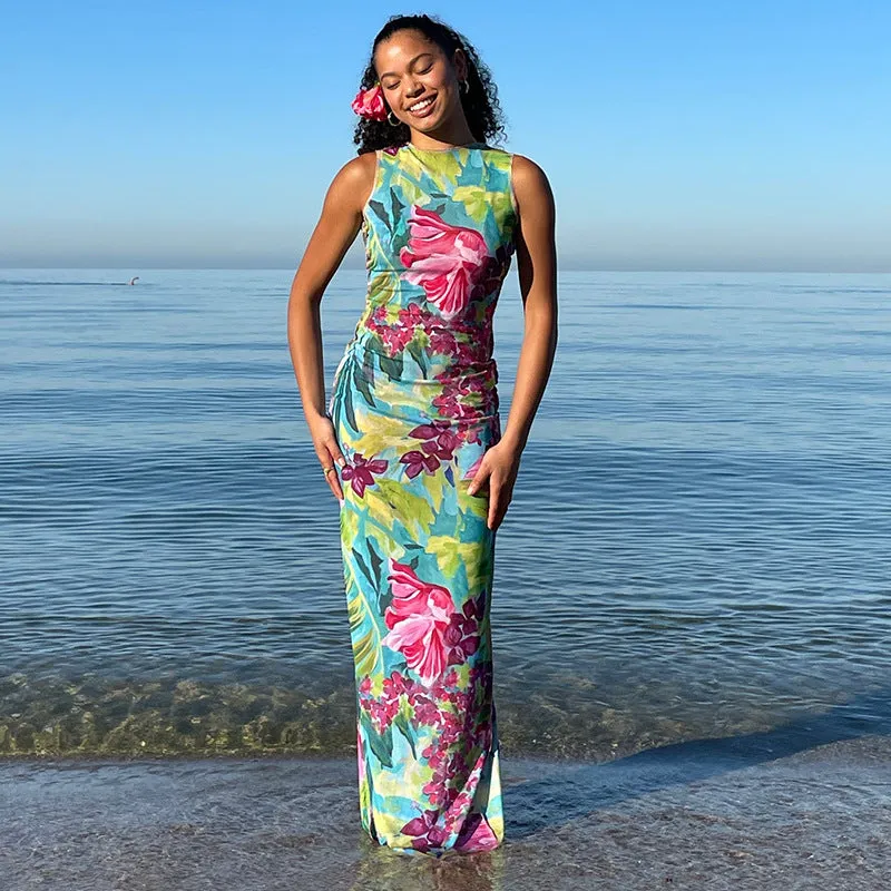 Bonnyshow Syncere Printed Maxi Dress