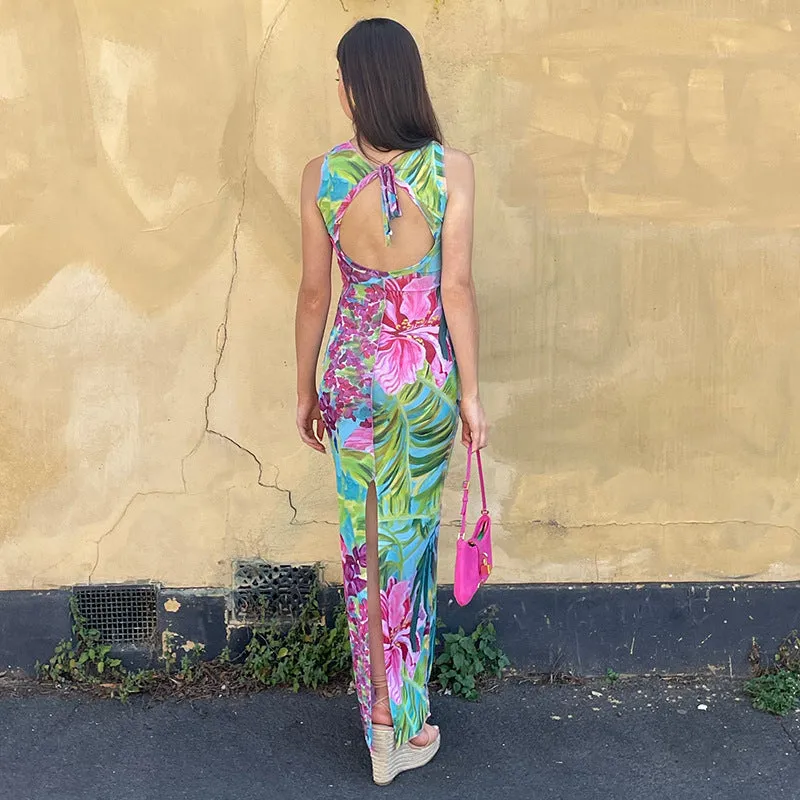 Bonnyshow Syncere Printed Maxi Dress