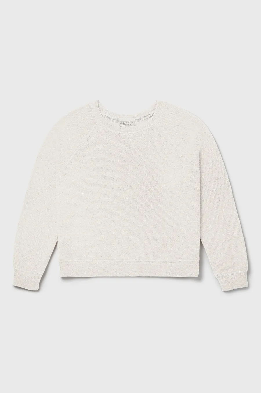 BRENTWOOD SWEATSHIRT IN VANILLA BOUCLÉ