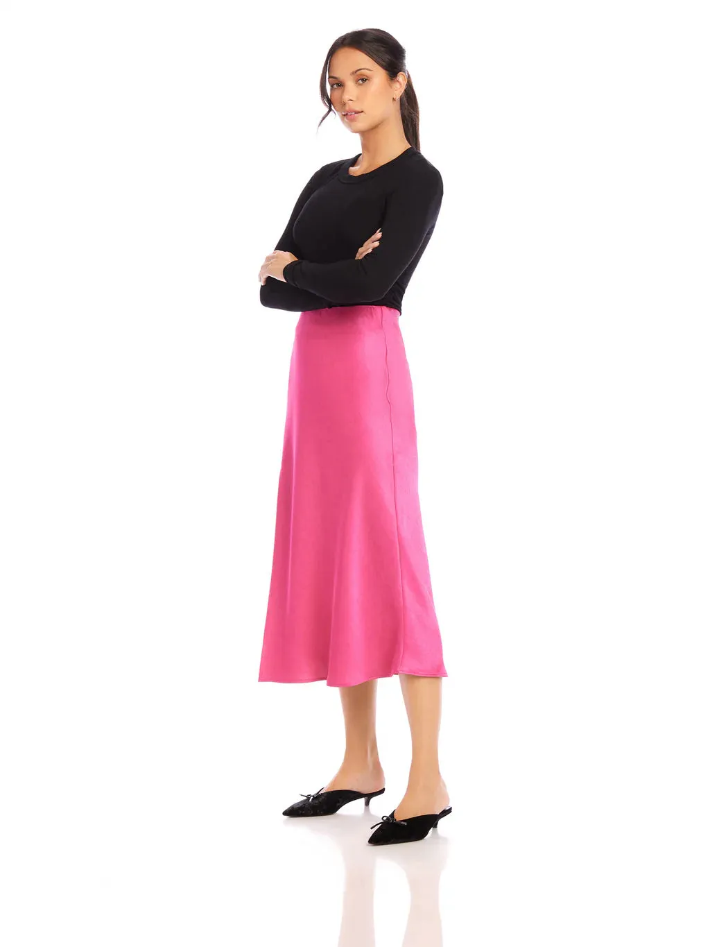 BRIELLE MIDI SKIRT