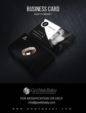 Business card for fashion Jewelry