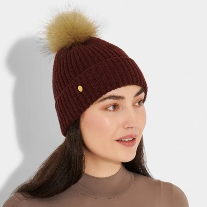 Cacao Faux Fur Hat KLS539