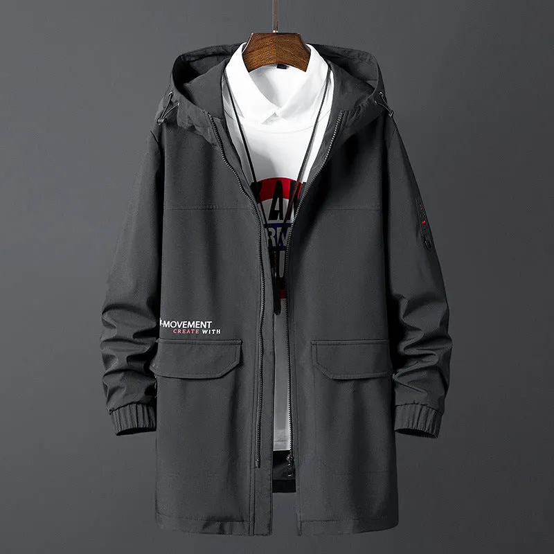 Casual Trench Coat Men's