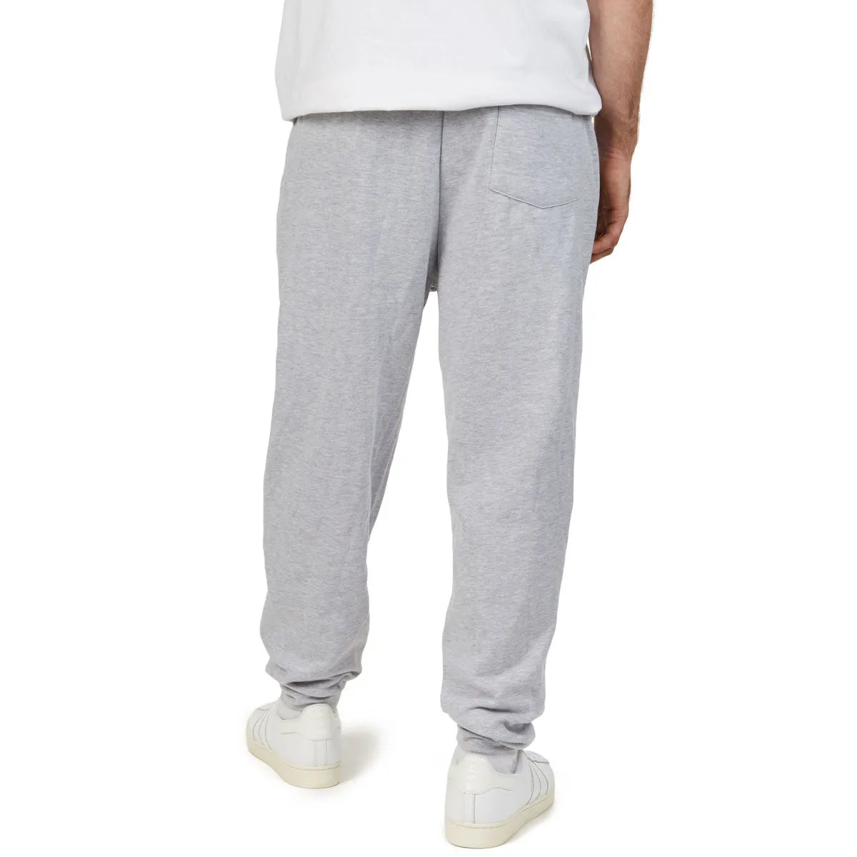 CCS Logo Rubber Patch Sweat Pants - Heather Grey