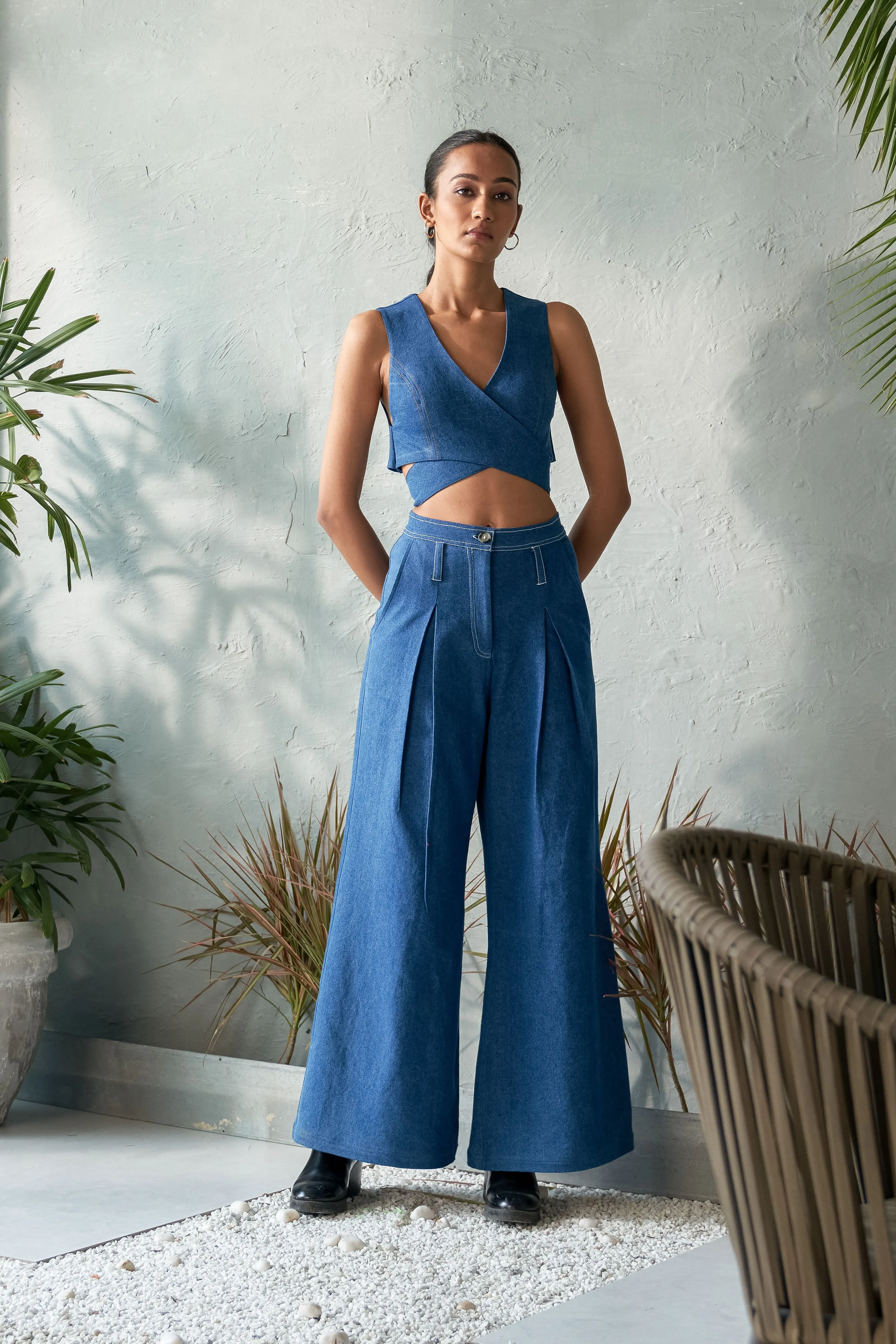 Chic Denim Co-Ord Set