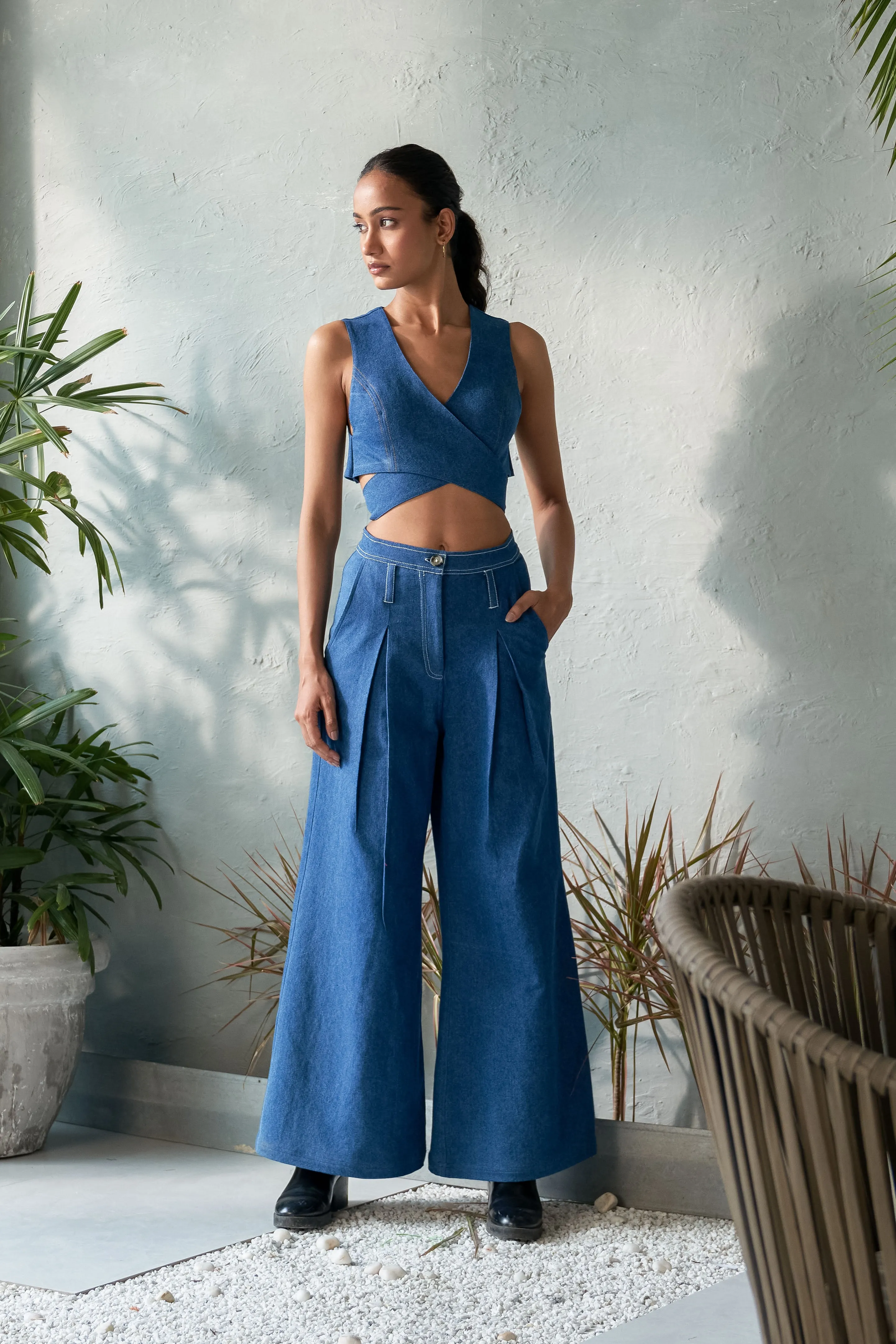 Chic Denim Co-Ord Set