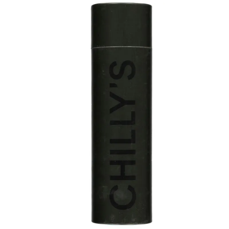 Chilly's Bottle Monochrome All Black 500ml Bottle