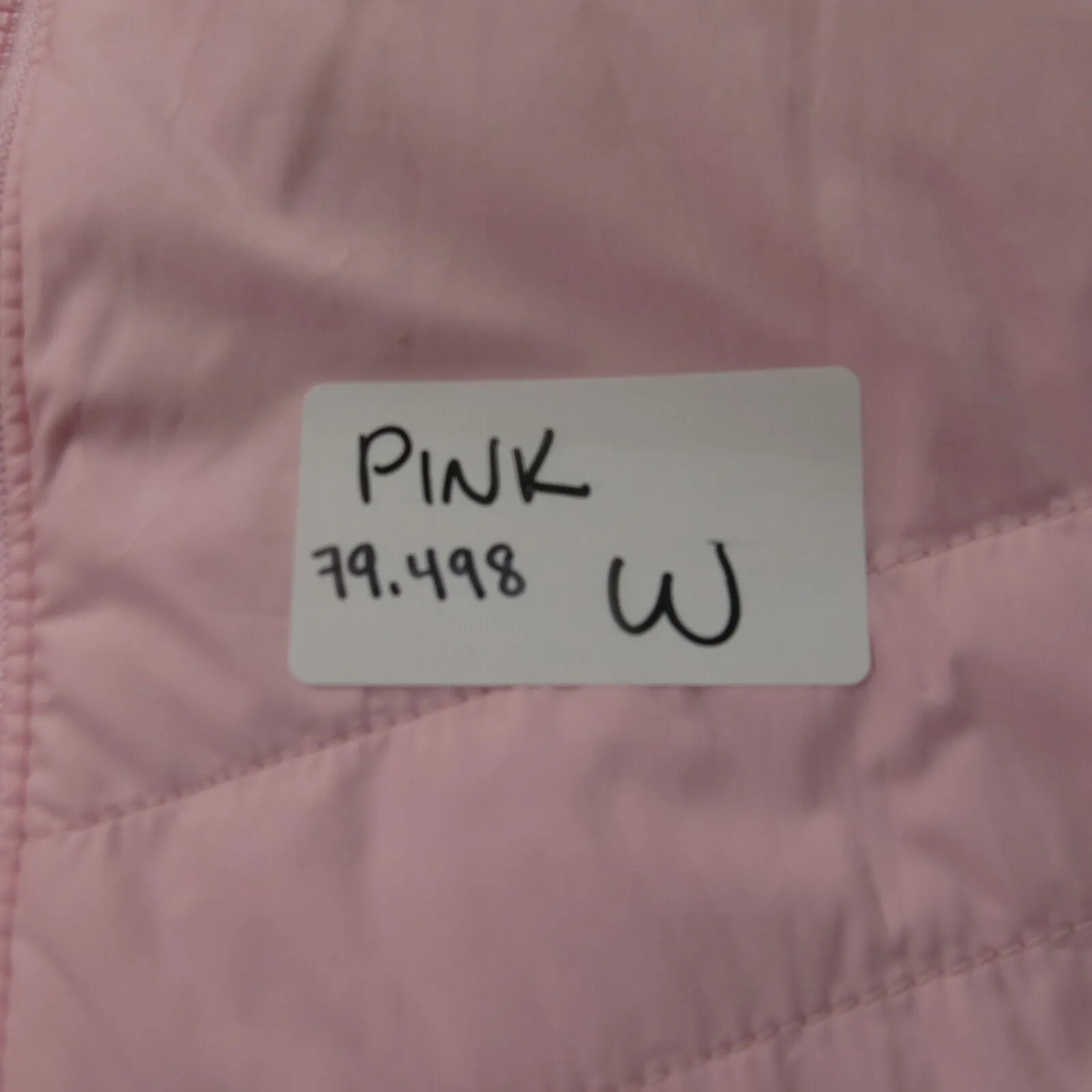 Columbia Jacket Women XL Pink Long Sleeve Outdoors Quilted Puffer Full Zip Coat