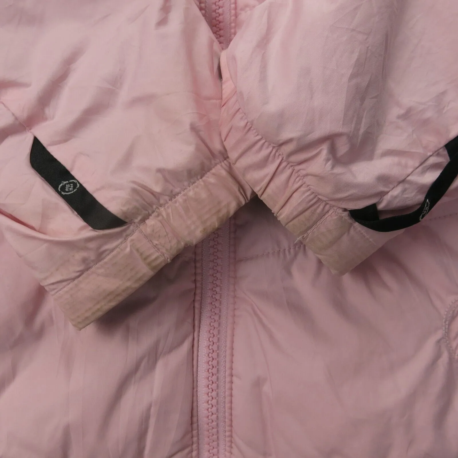 Columbia Jacket Women XL Pink Long Sleeve Outdoors Quilted Puffer Full Zip Coat