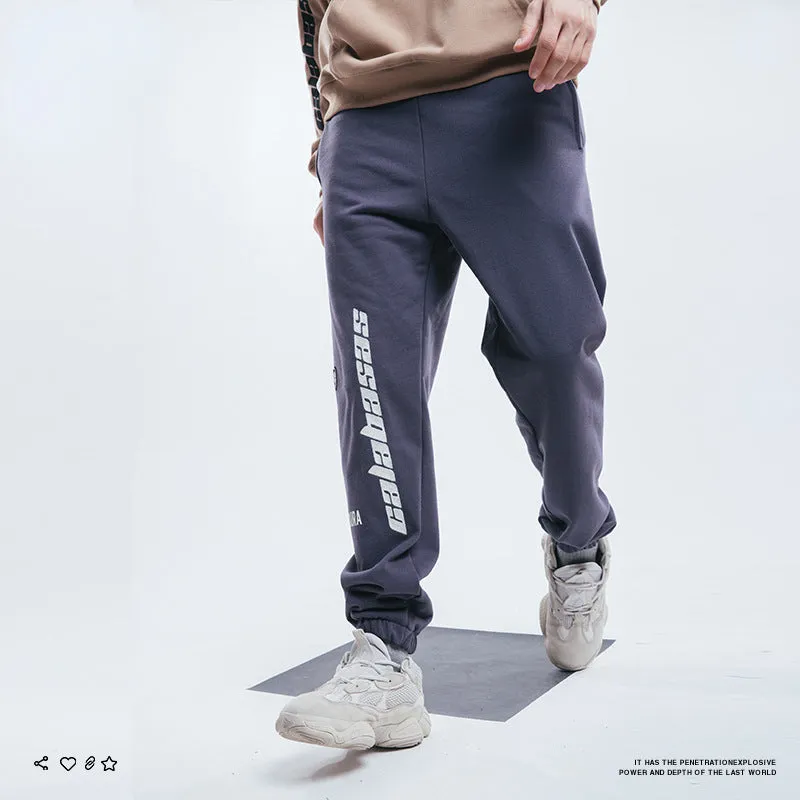 Cpfm Sweatpants Autumn and Winter Men's Embroidered Lettered Casual Trousers