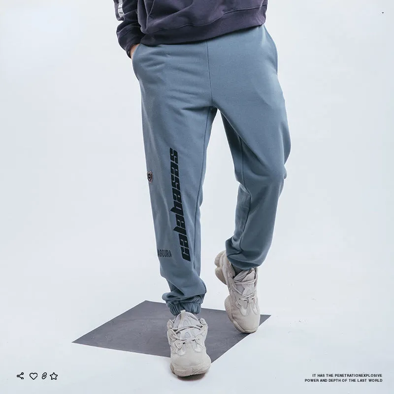 Cpfm Sweatpants Autumn and Winter Men's Embroidered Lettered Casual Trousers