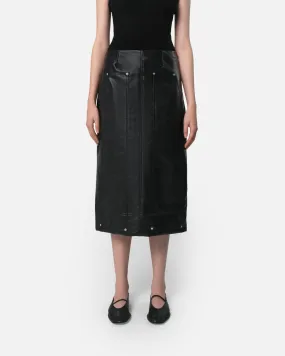 Dakota Long Skirt Noir