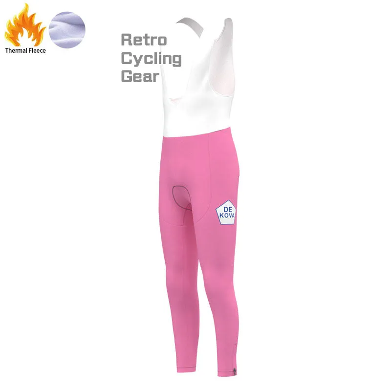 DE KOVA Fleece Retro Cycling Pants