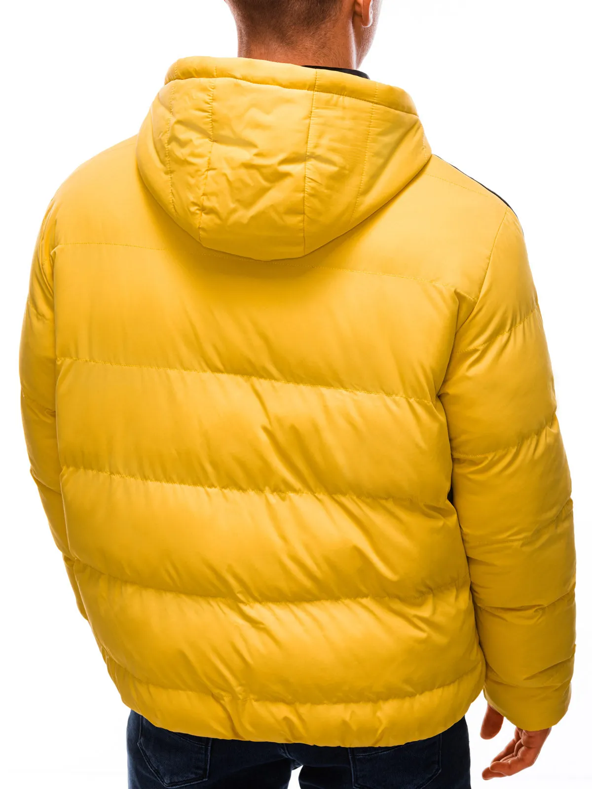 Deoti Men's winter quilted jacket Keberia yellow