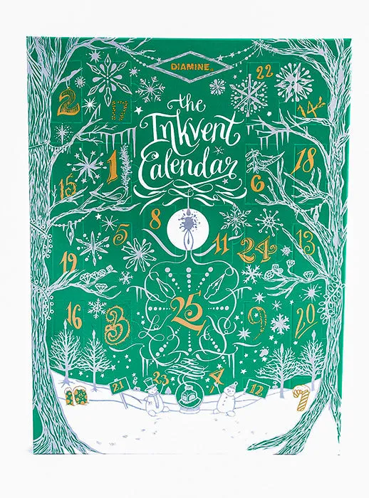 Diamine 2022 Inkvent Calendar - Green Edition