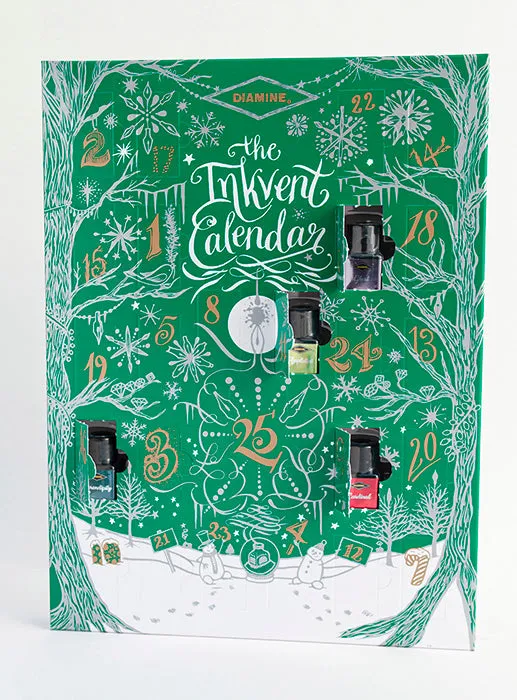 Diamine 2022 Inkvent Calendar - Green Edition