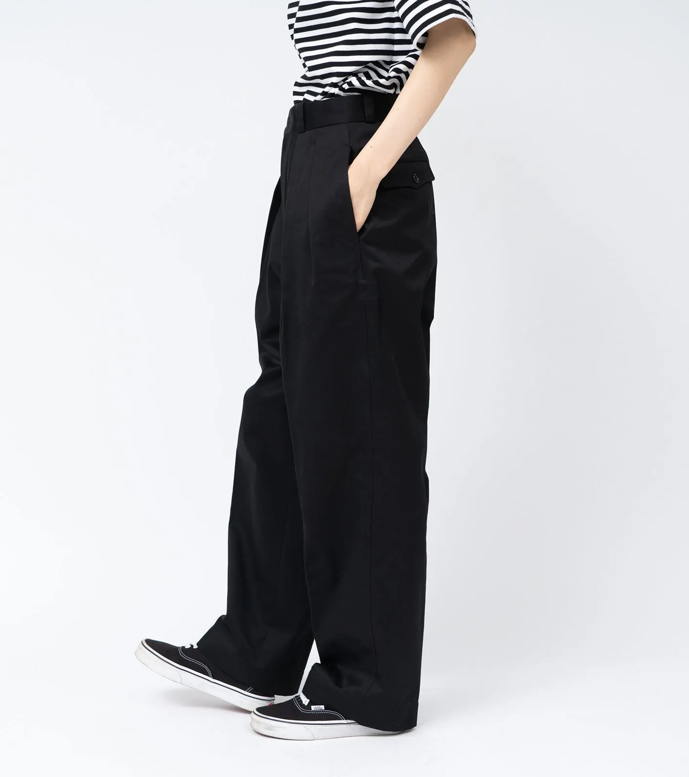 Double Pleat Chino Pants