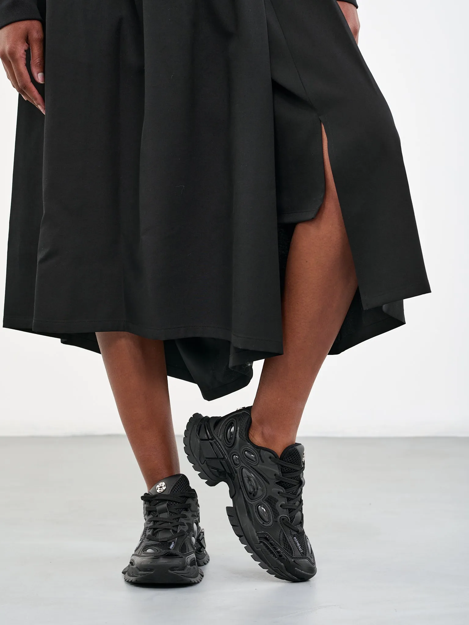 Draped Skirt (YU-P02-100-1-BLACK)